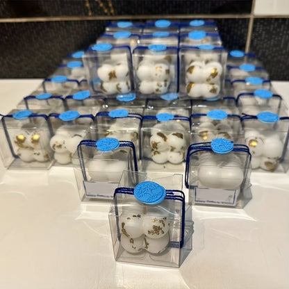 50PCS Transparent gift box  5*5*5cm