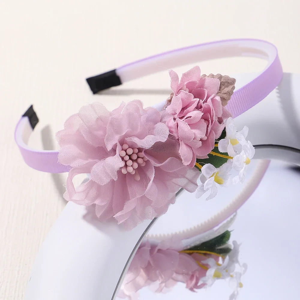 Handmade Flower Hair Hoop