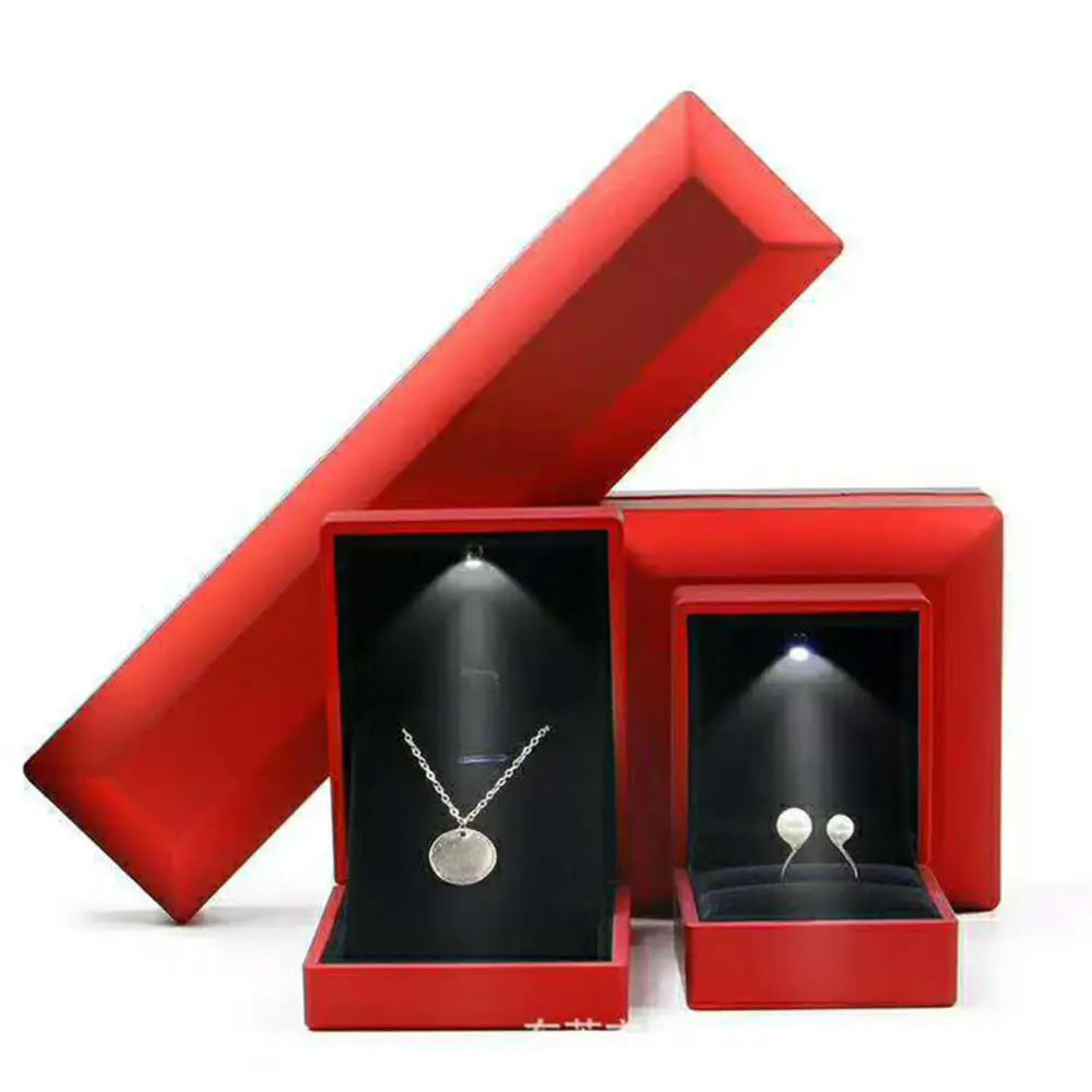 Luxury LED jewelry ring box 1 Pcs