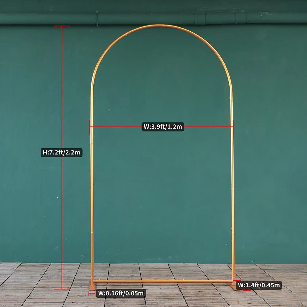 Arch Aluminum Alloy Flowers Stand 1.8/2/2.2m