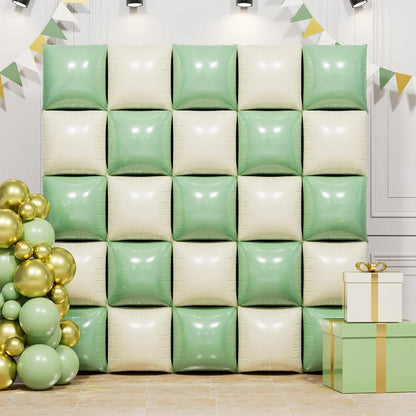 Wall square double-sided  balloons  50 pieces
