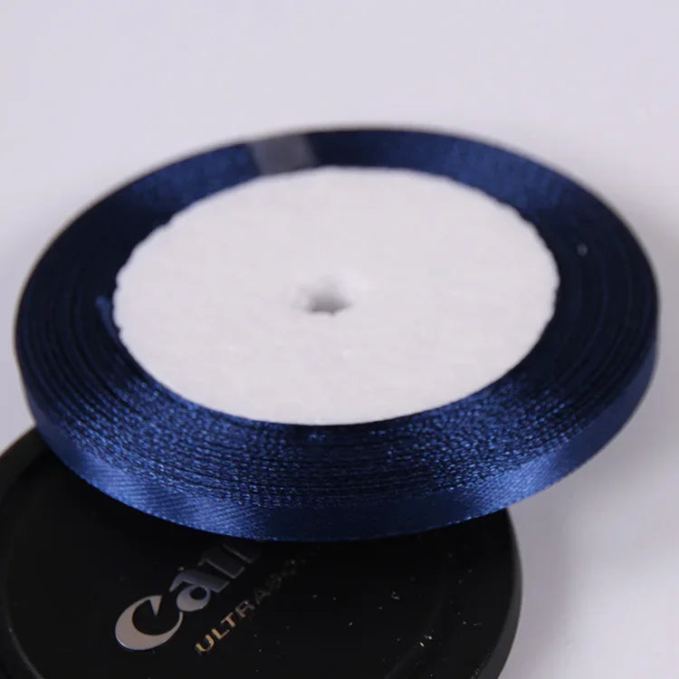 Silk Satin ribbons 22 meters/roll 6mm