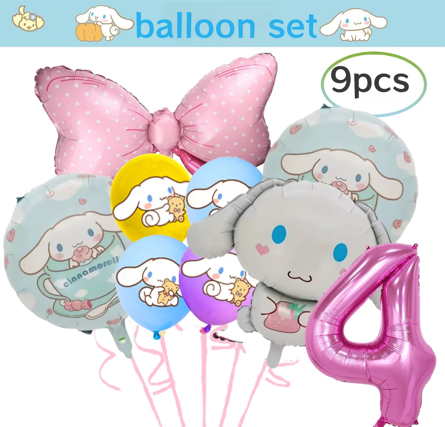 Cinnamon party decorations kit