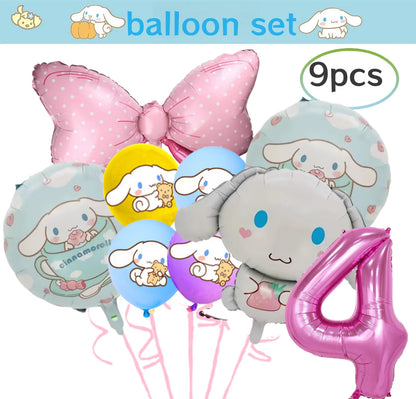 Cinnamon party decorations kit