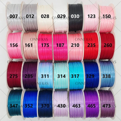 Satin ribbon 100% polyester (45M) 3mm