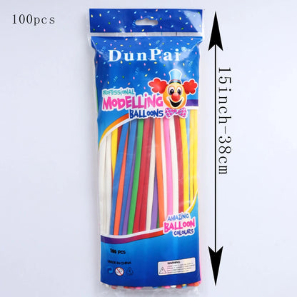 Colorful Magic Balloons 100Pcs