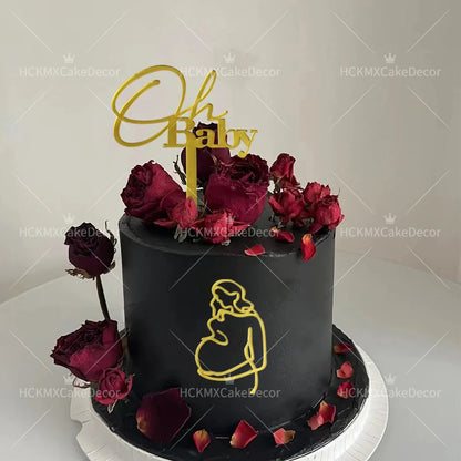 Baby shower cake decoration
