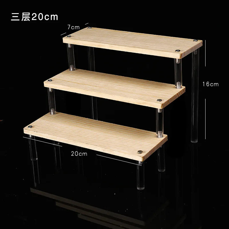 1-5 Tier Clear Acrylic Display Stand
