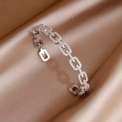 Sabina zircon & crystal bangles & bracele