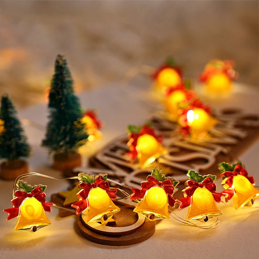 50/20 LED Bell Garland Lights USB Plug