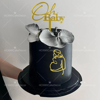 Baby shower cake decoration