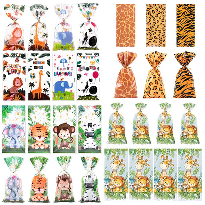 Safari Animal Bags 50pcs