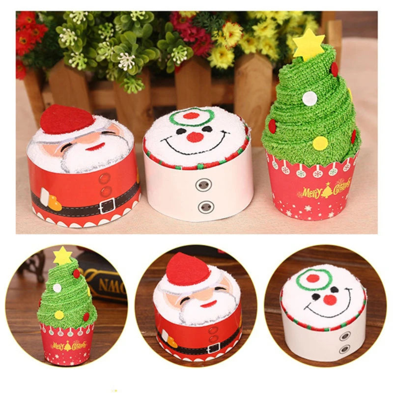 Christmas Santa Hand Towel