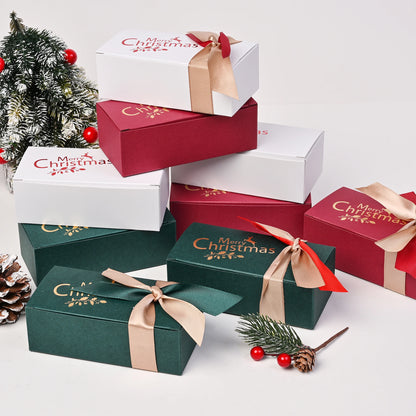 10pcs Merry Christmas Gift Boxes