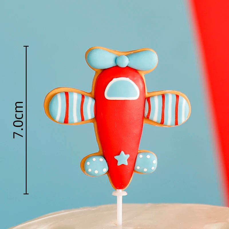pilot bear cake decoration 15pcs