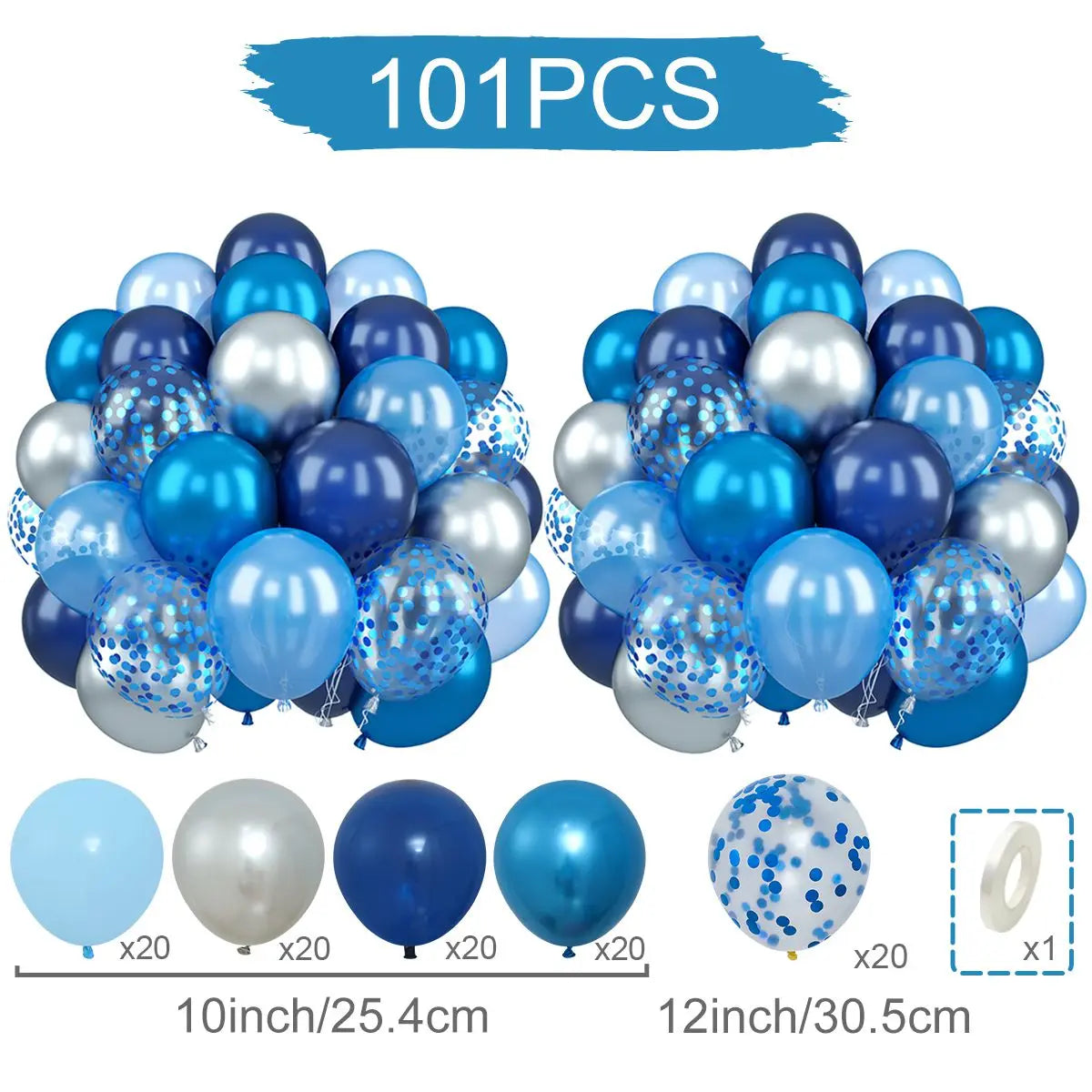 Balloons Pearl Latex 31/36/37/51/101Pcs