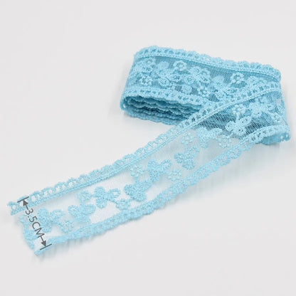 Embroidery lace ribbon 2Yard/Lot 35mm