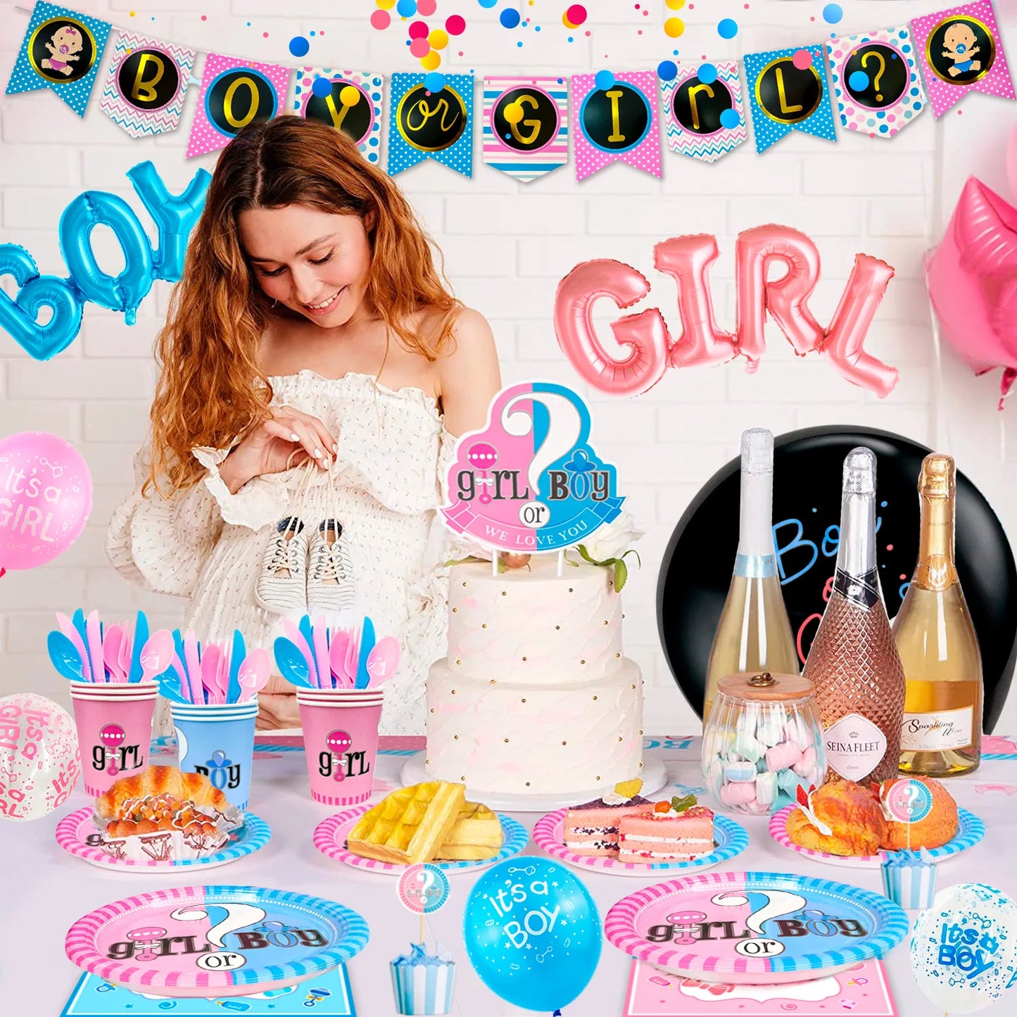 Gender Reveal  Decoration Pack 158pc