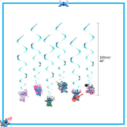 Disney Stitch Birthday Party Decoration Supplies New Lilo Stitch Balloon Baby Shower Aloha Paper Cups Plates Napkins Tablecloth
