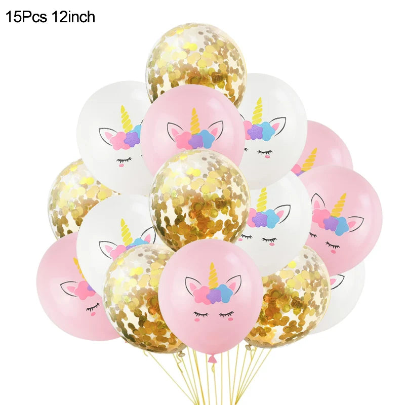 Rainbow Unicorn Balloon 32 inch 1Set