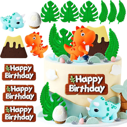 Dino cake decorations