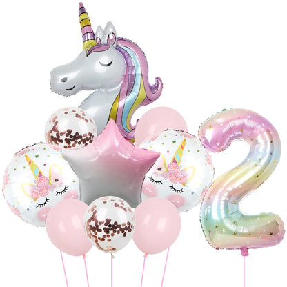 1Set Unicorn theme balloon 32inch