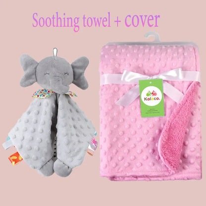Personalized name baby blankets , stroller , sleeping dolls
