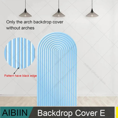 Arch backdrop cover fabric