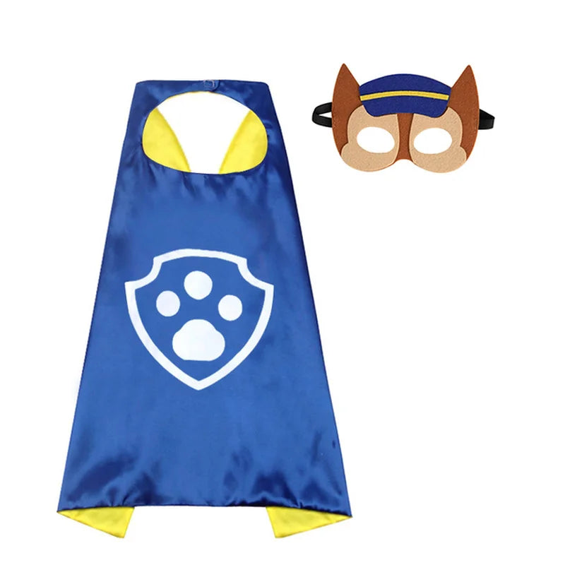 Paw Patrol Mask Cloak Cape Cosplay