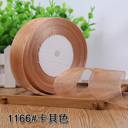 Organza ribbon 50 yards/Roll