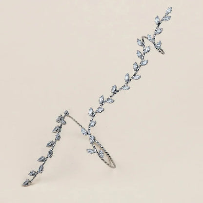 Hand Palm Bracelet adjustablecubic Zircon