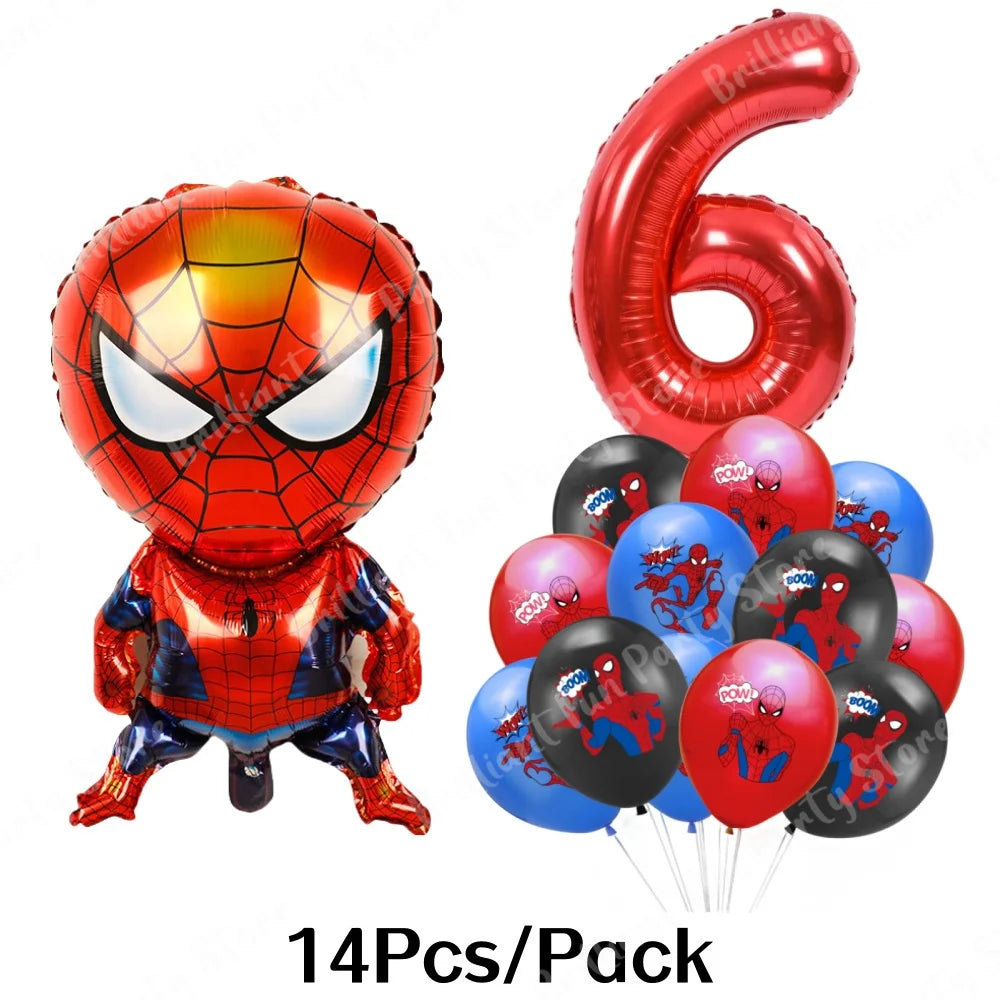 Spiderman theme decorations