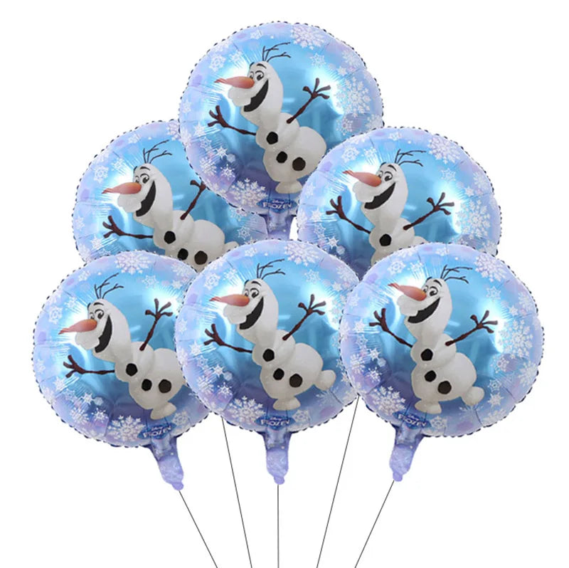 Elsa & Anna and Olaf  18inch / 6pcs