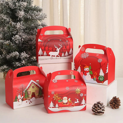 Reusable Kraft Xmas Gift Boxes