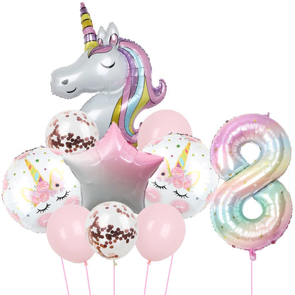 1Set Unicorn theme balloon 32inch