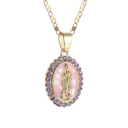 Virgin Mary medal pendant