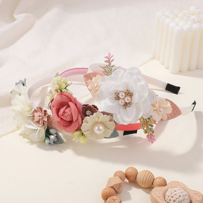 Handmade Flower Hair Hoop