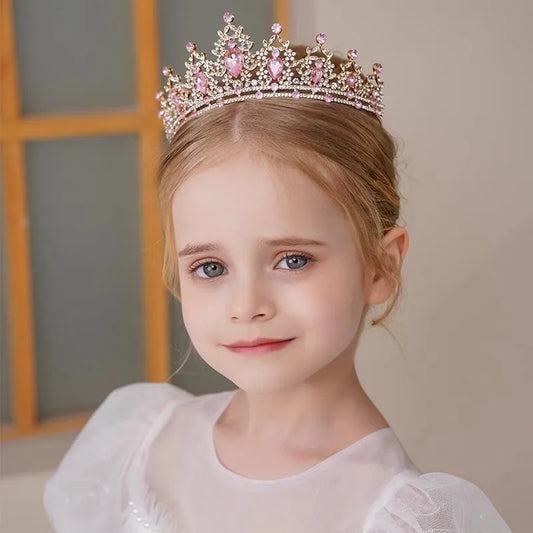 Princess crown crystal for children's
