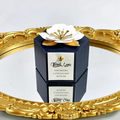 Creative flower hexagonal gift box 20/50pcs