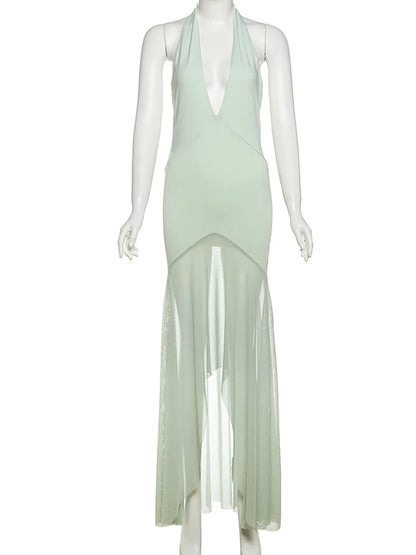 Simma Nibber Patchwork Mesh Dress