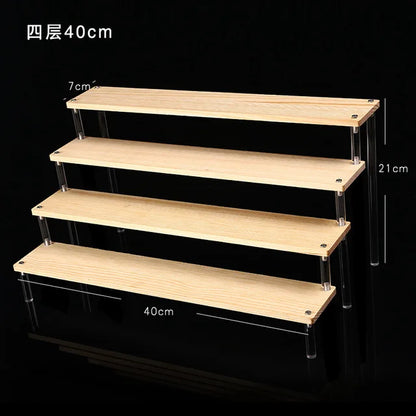 1-5 Tier Clear Acrylic Display Stand