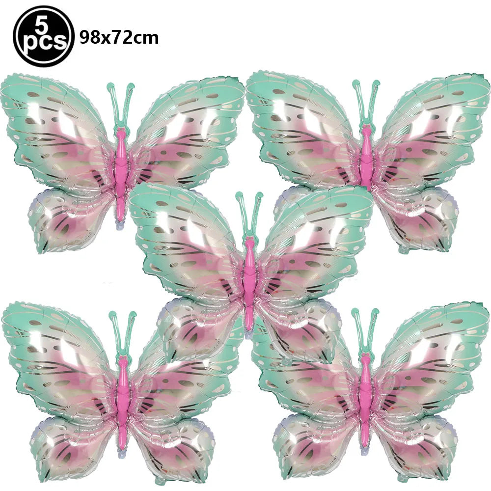 Colorful Butterfly balloons 5pcs