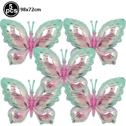 Colorful Butterfly balloons 5pcs