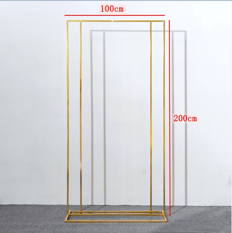 Gold Square arch - stand