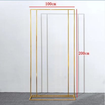 Gold Square arch - stand