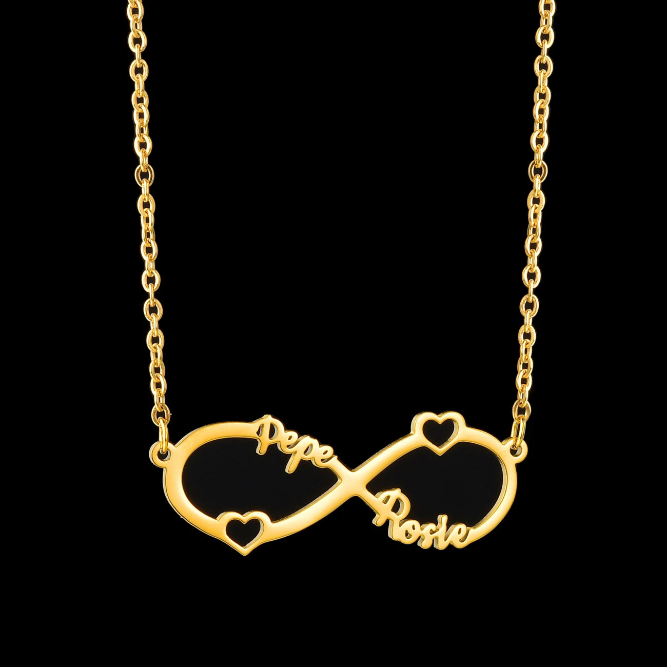 Custom name necklaces personalized heart butterfly