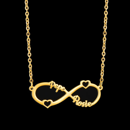 Custom name necklaces personalized heart butterfly