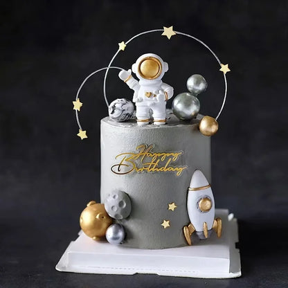 Astronaut theme  Planet Space Rocket Spaceship cake decoratings
