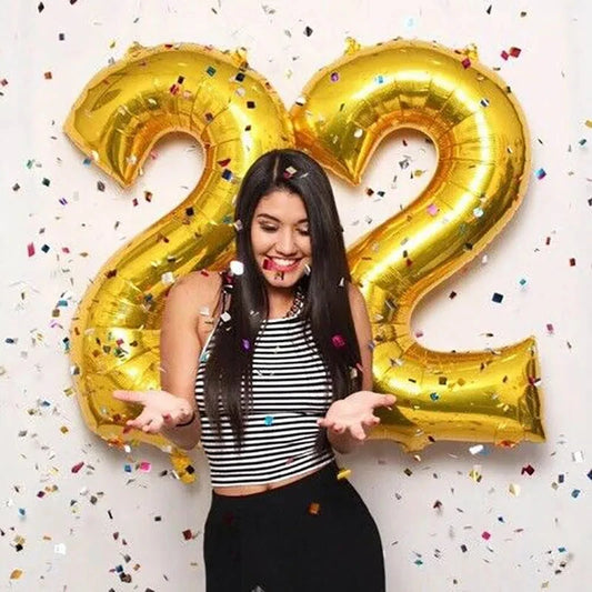 40 Inch Big Foil Birthday Balloons