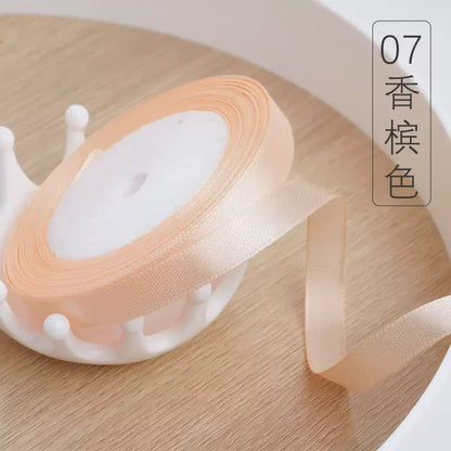 Wide Satin ribbon 22meter/roll 10mm